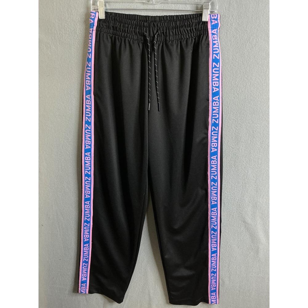 Zumba WEAR Pants Women's Medium Track‎ Pants Joggers Activewear Side Stripe